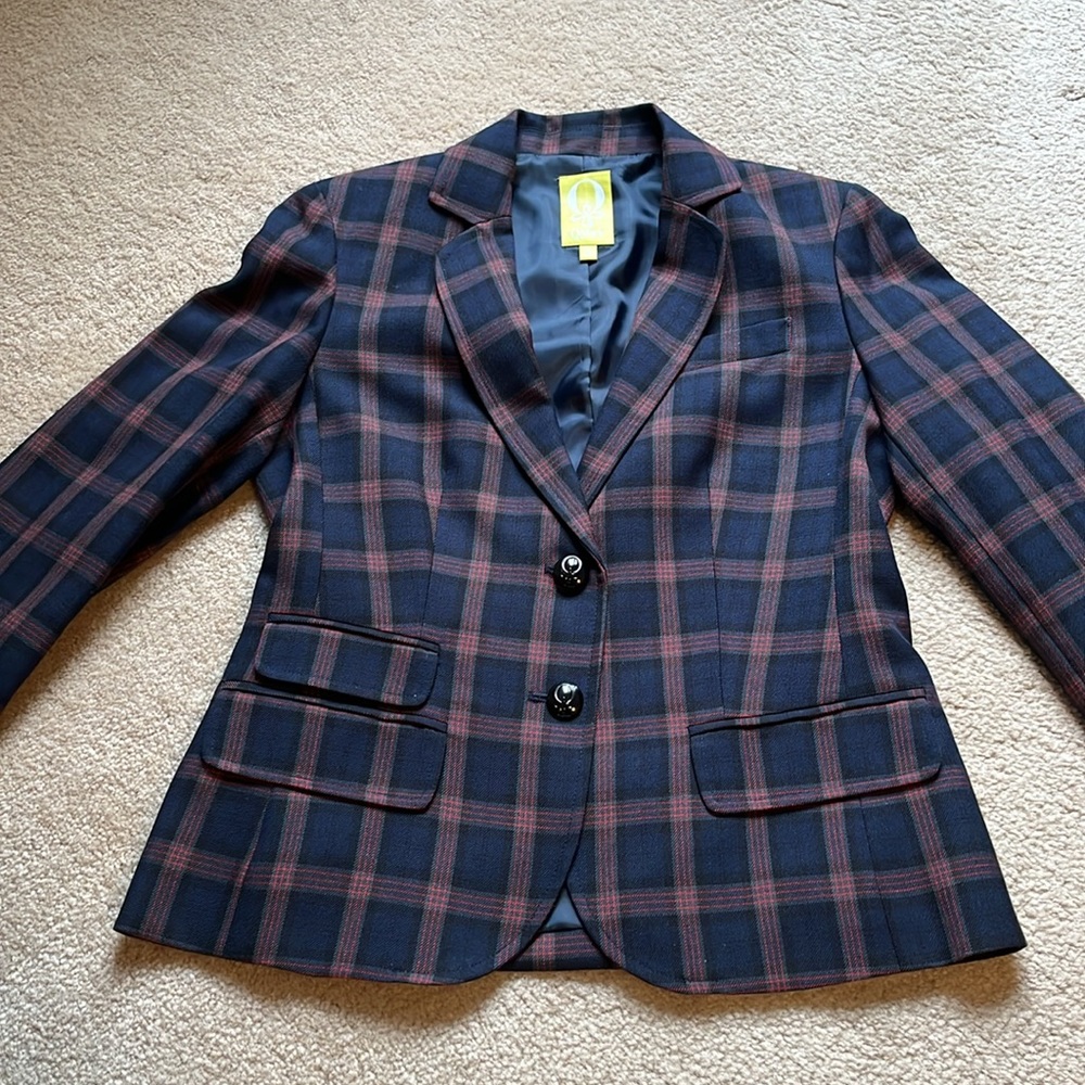 Q Mack Plaid Blazer
